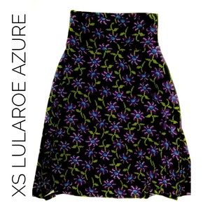 XS LuLaRoe Azure Skirt